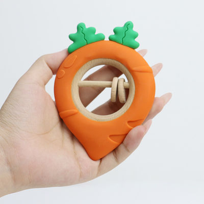 Karottenfabrik Baby Bpa Free Großhandel Silikon Baby Zahnspiele Bpa Free Baby Form Teether Perfekte Größe für kleine Hand
