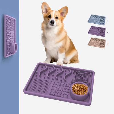 BPA-freie, geruchfreie Silikon-Tierschalen für Haustiere, Tier-Hundeplatte, Silikon aus weichem Material