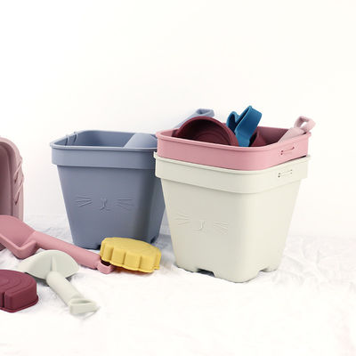 Großhandel-Silikon-Baby-Toy Bucket Set Beach Toy-Kindersand, der Form-Duschstrand-Eimer-Spielzeug spielt