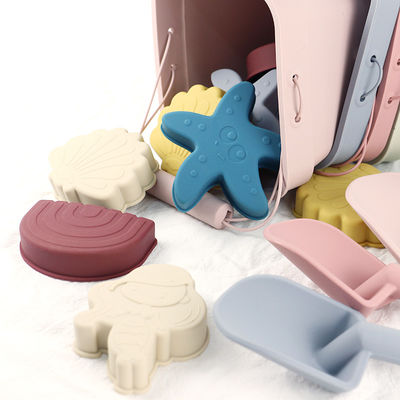 Großhandel Silikon Baby Spielzeug Eimer Set Strandspielzeug