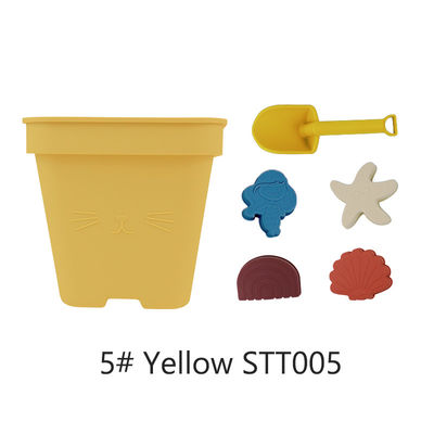 Großhandel-Silikon-Baby-Toy Bucket Set Beach Toy-Kindersand, der Form-Duschstrand-Eimer-Spielzeug spielt