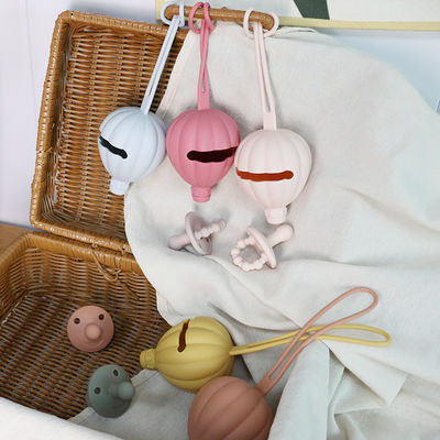 Heißluft-Ballon-Silikon-Friedensstifter-Kasten, Halter-Kasten Soem Eco freundliches blindes