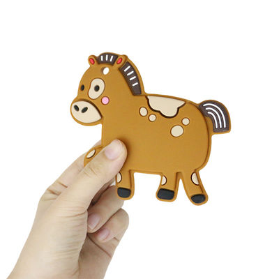 Buntes Baby personifiziertes Silikon Beißring mit Schaf-Pferd Dino Shape