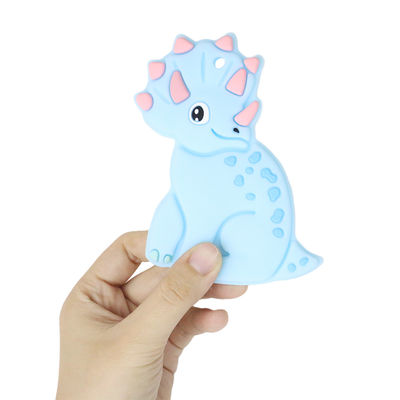 Buntes Baby personifiziertes Silikon Beißring mit Schaf-Pferd Dino Shape