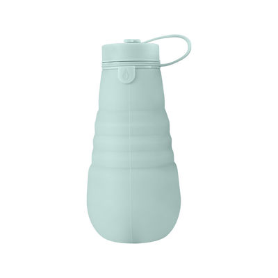 Soem-ODM-Silikon-Wasser-Flaschen-Weiche faltbares 500Ml für das Laufen