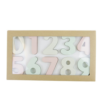 Pädagogisches Ausbildungssilikon-Puzzlespiel, Arabien-Zahl-Form-Kleinkind-Puzzle