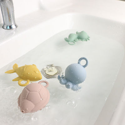 Tierform-Silikon-Bad spielt Sprühwasser für Kleinkind-Kindergeschenk