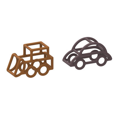 Auto-Form-Baby-Silikon spielt multi Farbnahrungsmittelgrad-ungiftiges Material