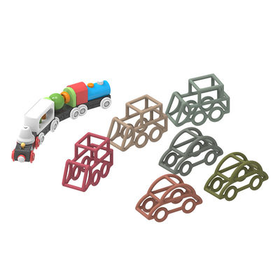 Auto-Form-Baby-Silikon spielt multi Farbnahrungsmittelgrad-ungiftiges Material
