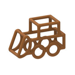 Auto-Form-Baby-Silikon spielt multi Farbnahrungsmittelgrad-ungiftiges Material