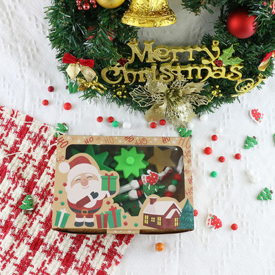 Soem-Nahrungsmittelgrad-Baby-Silikon spielt Eco, das für das Weihnachtsbaum-Stapeln freundlich ist