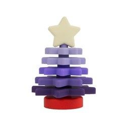 Weihnachtssilikon-Stern-Stapler BPA freies Eco freundlich für Kindererziehung