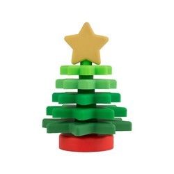 Weihnachtssilikon-Stern-Stapler BPA freies Eco freundlich für Kindererziehung