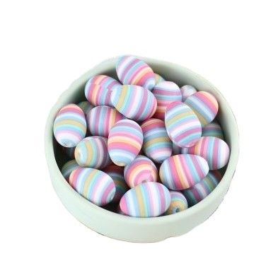 Ei formen die DIY-Silikon-Dentitions-Perle, die für die Halsketten-Herstellung kaubar ist