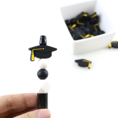 Kundengebundene fokale Silikon-Perlen für Stift-Staffelungs-Armband-Clip DIY
