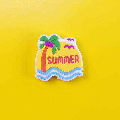 Kundenspezifische Zahnensilikon-Perlen mit Sommer-Sonnenbrille-Bikini-Badeanzug-Form