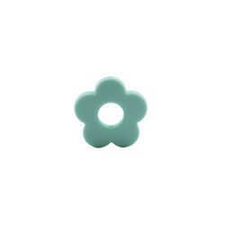 Blumen-Loch-Silikon-Zahnenperle 4.5cm für DIY-Friedensstifter-Clip-Kauen-Halskette