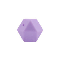 freundliche Sicherheit 17mm Hexagon-Silikon-Zahnenperle Eco kaubar für Baby-Dentition