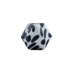 freundliche Sicherheit 17mm Hexagon-Silikon-Zahnenperle Eco kaubar für Baby-Dentition