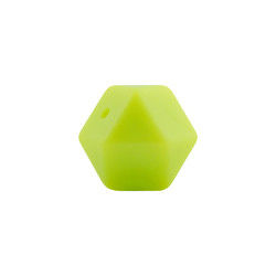 freundliche Sicherheit 17mm Hexagon-Silikon-Zahnenperle Eco kaubar für Baby-Dentition
