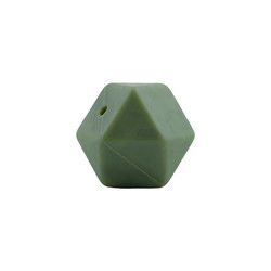 freundliche Sicherheit 17mm Hexagon-Silikon-Zahnenperle Eco kaubar für Baby-Dentition