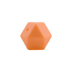 freundliche Sicherheit 17mm Hexagon-Silikon-Zahnenperle Eco kaubar für Baby-Dentition