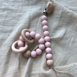 Kundengebundenes Silikon-Zahnenperlen-Armband für das Säuglingsbaby-Kinderspielen