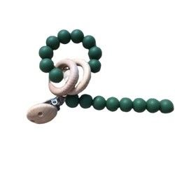 Kundengebundenes Silikon-Zahnenperlen-Armband für das Säuglingsbaby-Kinderspielen