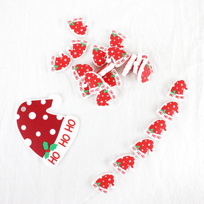 Mini Food Grade Christmas Silicone bördelt für DIY-Friedensstifter-Ketten-Halskette