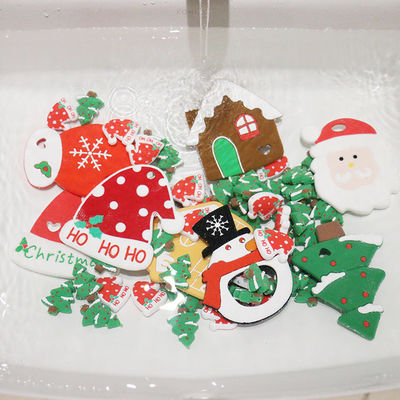 Mini Food Grade Christmas Silicone bördelt für DIY-Friedensstifter-Ketten-Halskette