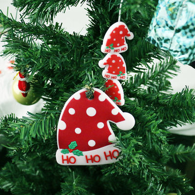 Weihnachtshut-Silikon-Zahnenperle kaubares BPA frei für Säuglingsbaby