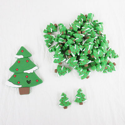 Weihnachtshut-Silikon-Zahnenperle kaubares BPA frei für Säuglingsbaby