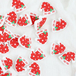 Weihnachtshut-Silikon-Zahnenperle kaubares BPA frei für Säuglingsbaby