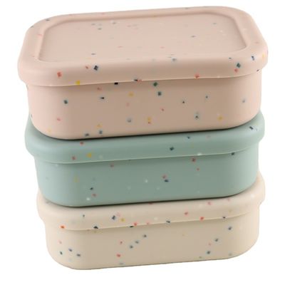 zusammenklappbare Silikon-Brotdose 800ml 1200ml für Büro im Freien Bento