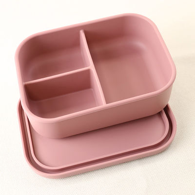 zusammenklappbare Silikon-Brotdose 800ml 1200ml für Büro im Freien Bento