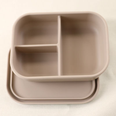 zusammenklappbare Silikon-Brotdose 800ml 1200ml für Büro im Freien Bento