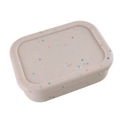 3 Fach-Silikon-Mittagessen-Behälter, wiederverwendbares Silikon Bento Lunch Box Leak Proof
