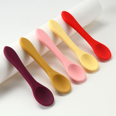 Sicheres freies Silikon-Kind BPA löffelt nicht giftiges Microwaveable