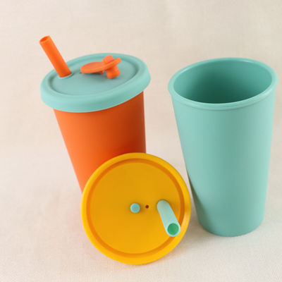 Reise-Lager-zusammenklappbare Silikon-Kaffeetasse 350ml mit Straw Lid