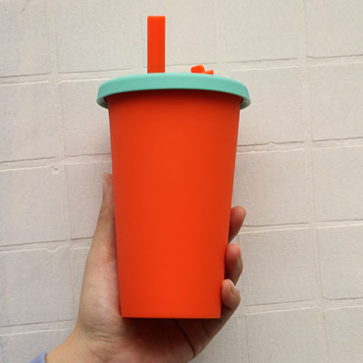 Reise-Lager-zusammenklappbare Silikon-Kaffeetasse 350ml mit Straw Lid