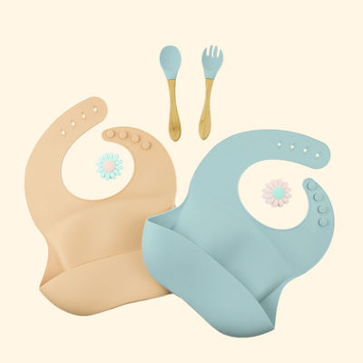 4 Silikon-Baby-Schellfisch-wasserdichtes weiches langlebiges Gut der Knopf-BPA freier justierbar