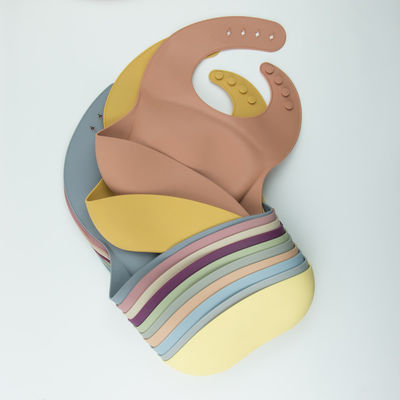 4 Silikon-Baby-Schellfisch-wasserdichtes weiches langlebiges Gut der Knopf-BPA freier justierbar