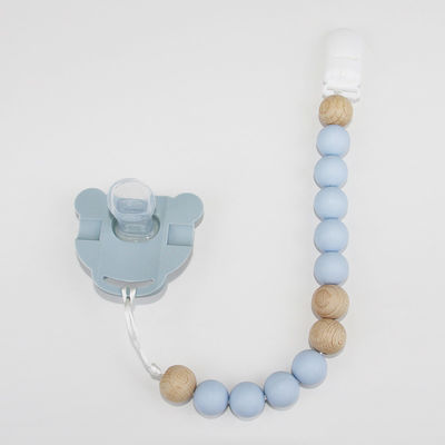 Nahrungsmittelgrad-Silikon-Baby-Friedensstifter-Kette mit netter Tierpanda Form