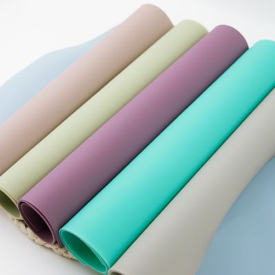Beleg-Kindersilikon-Platzmatte BPA freie nicht bunt mit kundengebundener Logotabellenmatten-Schreibtischmatte