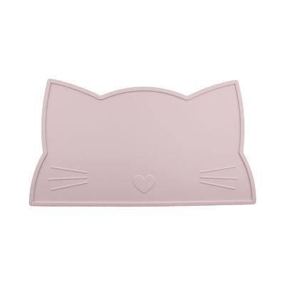 Cat Face Kids Silicone Placemat, Fütterungsmatte Silikon-Speisetisch-Mat Heat Resistant Waterproofs