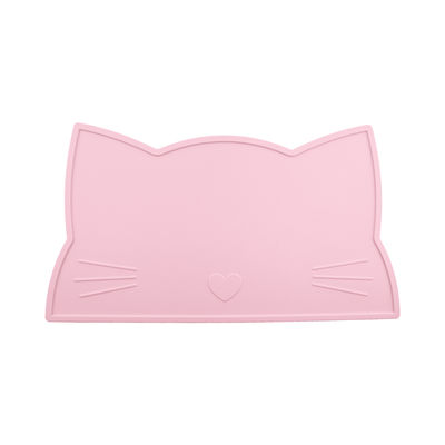 Cat Face Kids Silicone Placemat, Fütterungsmatte Silikon-Speisetisch-Mat Heat Resistant Waterproofs