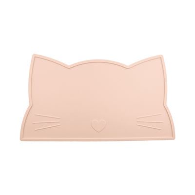 Cat Face Kids Silicone Placemat, Fütterungsmatte Silikon-Speisetisch-Mat Heat Resistant Waterproofs