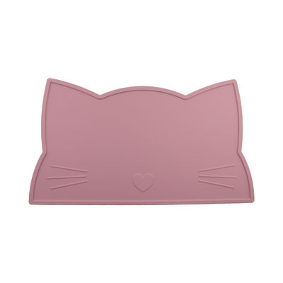Cat Face Kids Silicone Placemat, Fütterungsmatte Silikon-Speisetisch-Mat Heat Resistant Waterproofs