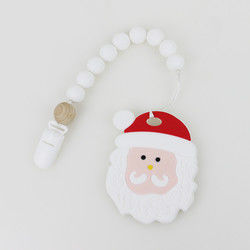 DIY-Silikon-Weihnachtsbaum Beißring, sichere Weichgummi-Perlen für Dentition