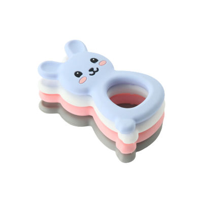 Montessori-Silikon Beißring-Ring, Silikon zahnender Toy For Children Newborn Infant